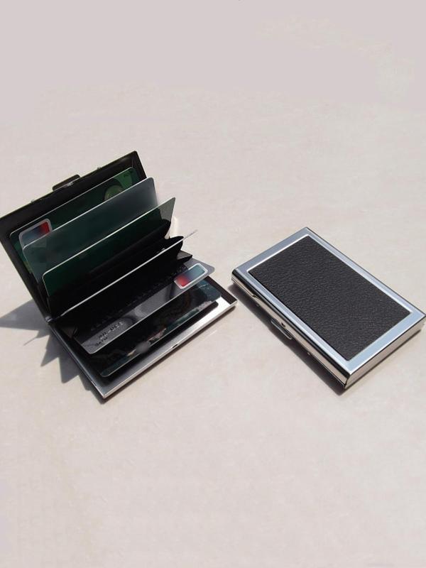 Solid Color Card Holder, Multiple Slots Credit Card Holder, Id Card Holder, Small Wallet for Daily Use, Thin Multi Card Holder for Men for Birthday Gift