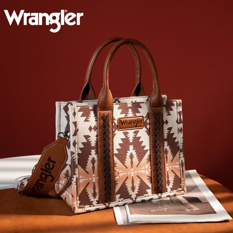 Wrangler Tote Bag for Women Purses Aztec Handbags Western Purses wrangler totebag wide tote