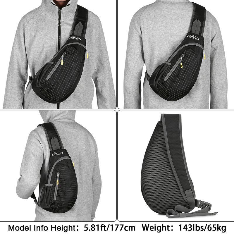 Sling Bags Men Shoulder Backpack Small Cross Body Chest Sling Backpack