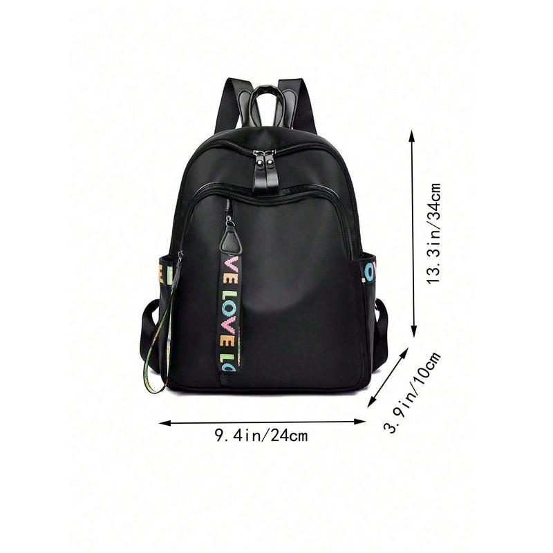 Backpack Female Korean Version Fashion Oxford Cloth Backpack Trend Pure Color Fan Your Small Shoulder Women's Bag