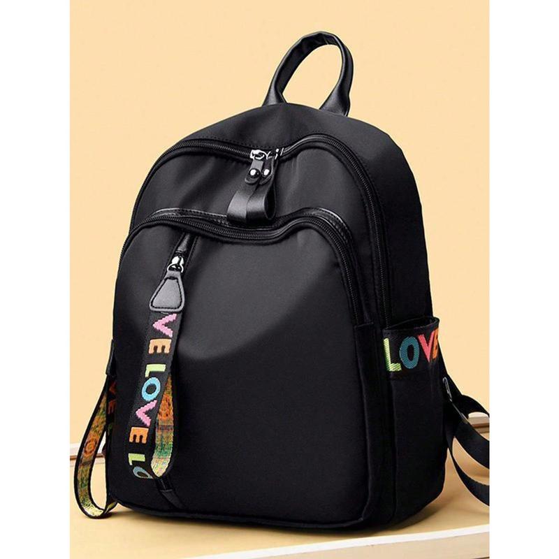 Backpack Female Korean Version Fashion Oxford Cloth Backpack Trend Pure Color Fan Your Small Shoulder Women's Bag