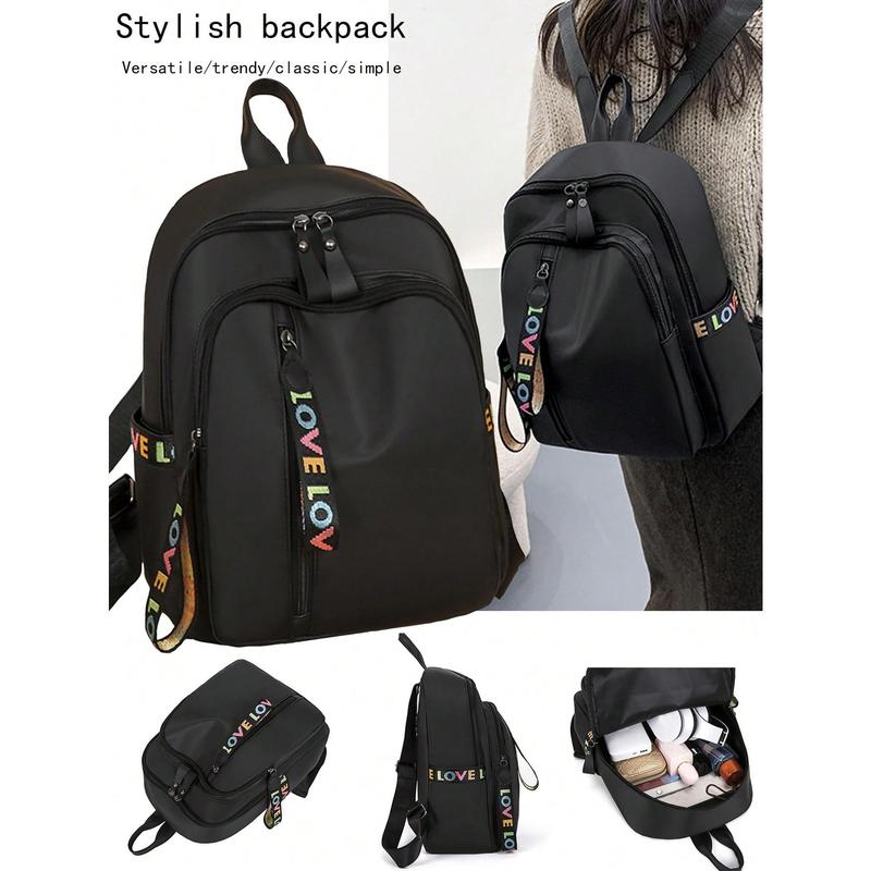 Backpack Female Korean Version Fashion Oxford Cloth Backpack Trend Pure Color Fan Your Small Shoulder Women's Bag