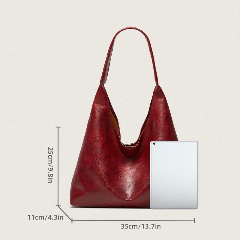 New Arrival All-Match Vintage Tote Bag – Large Capacity Waterproof Handbag for School, College, Office, Shopping, and Holidays