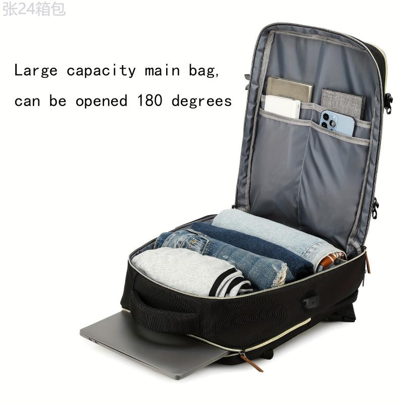 Travel Backpack and Chest Bag, Large Capacity, Shoe Compartment, Business and Outdoor Use