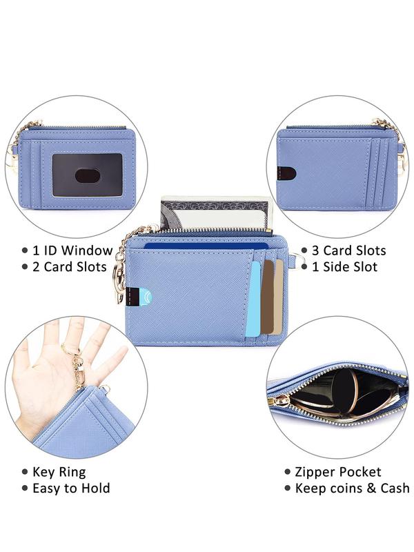 Fashionable Bifold Zipper Short Wallet, 2024 Summer Minimalist Casual Card Holder for Women, Casual Trendy Versatile Everyday Bag for Daily Use