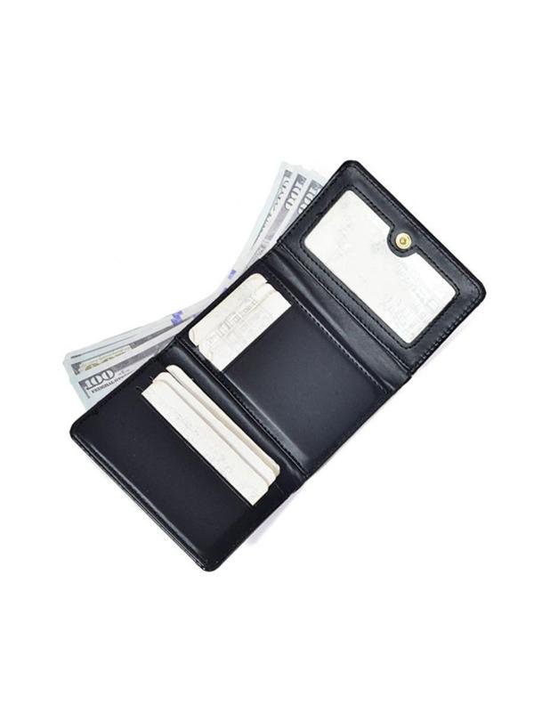 Women's Fashionable Crocodile Embossed Letter Design Bifold Wallet, Casual Multi-card Large Capacity Card Holder, Retro Student Wallet