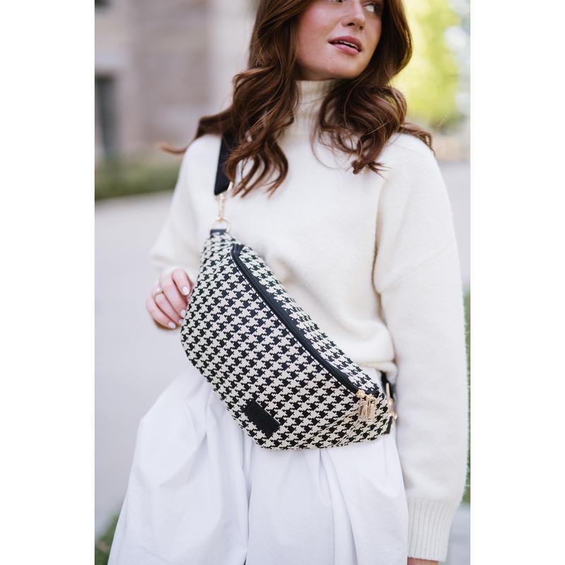 Avril Patterned Oversized Belt Bag