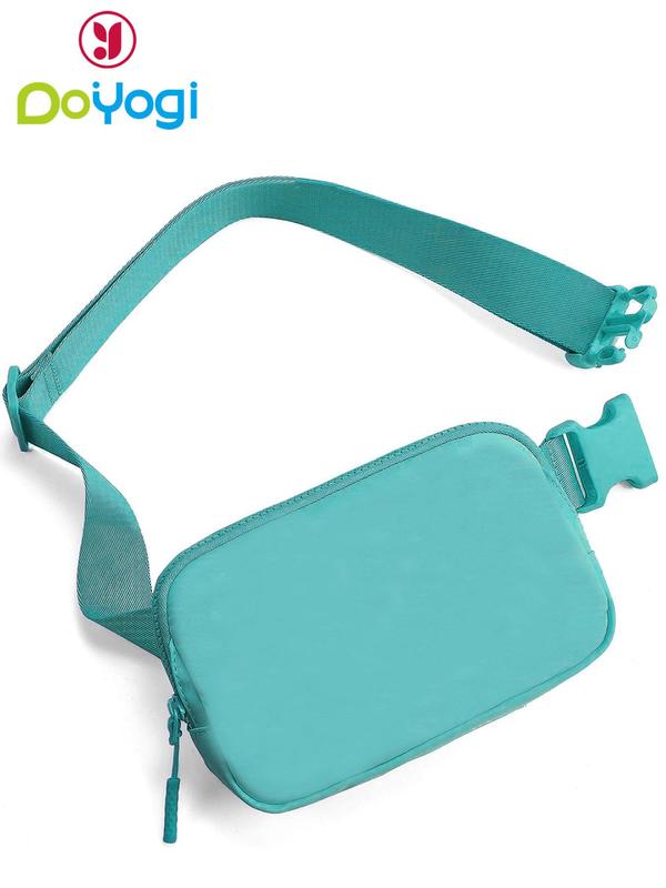 Women's Solid Color Fanny Pack, Fashionable Casual Versatile Zipper Chest Bag for Daily Used, Trendy All-match Sling Bag for Women & Girls, Fall Outfit、Fall Freshness