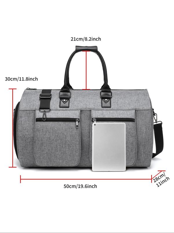 Large Capacity Travel Bag, Business Travel Duffel Bag with Clothes Compartment, Business Trip Luggage Storage Bag with Shoulder Strap