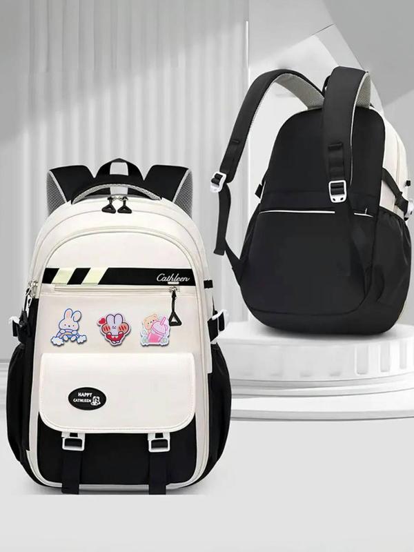 Fashion Casual Schoolbag for Girl, Lightweight Large Capacity Travel Backpack Bag, Durable Backpack for Adults, Casual Trendy Versatile High-quality Daily Commuting Bag, Backpacks for School