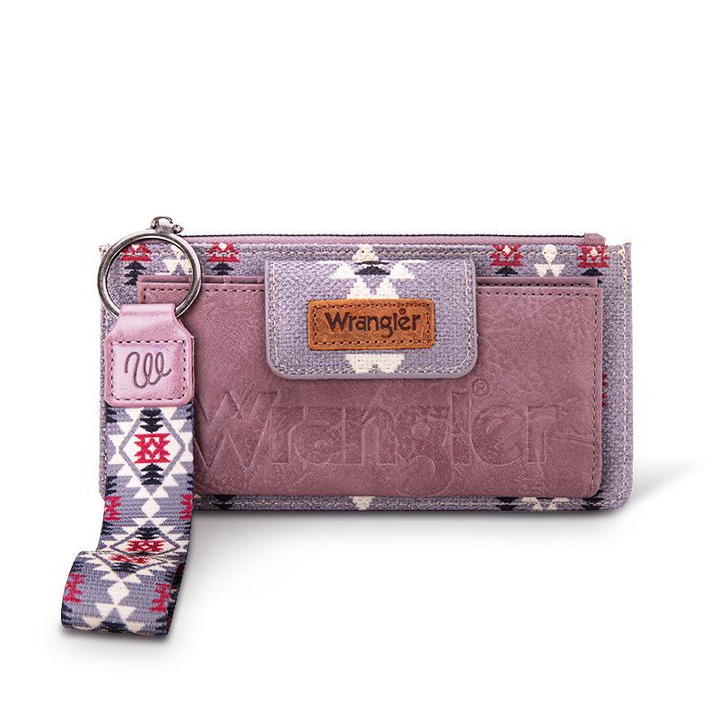 Wrangler Canvas Clutch Bag with Multiple Compartments