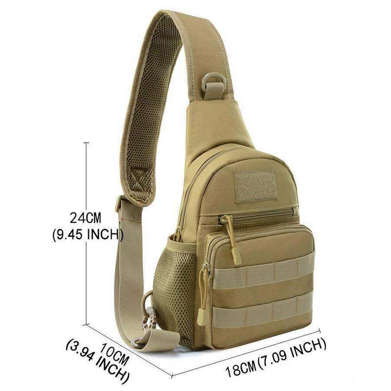 Tactical Sling Chest Bag Backpack Military MOLLE Crossbody Bag Shoulder Backpack