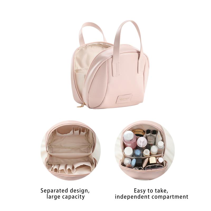 makeup storage bag suitable for travel and business trips, with large capacity and compartments for hand carry.