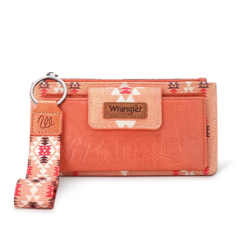 Wrangler Canvas Clutch Bag with Multiple Compartments