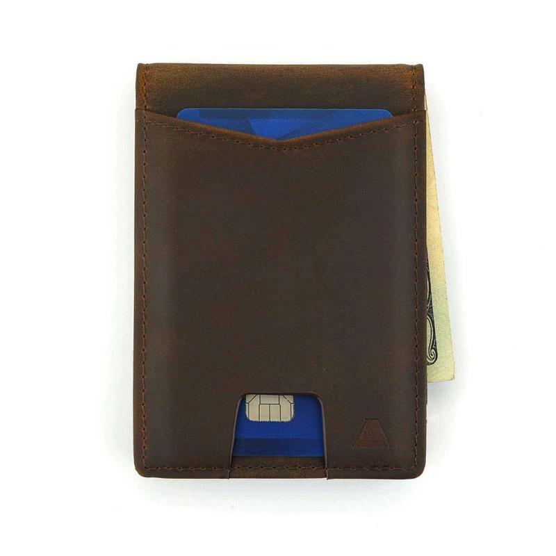 The Ranger Full Grain Leather Bi-fold Wallet with Cash Strap