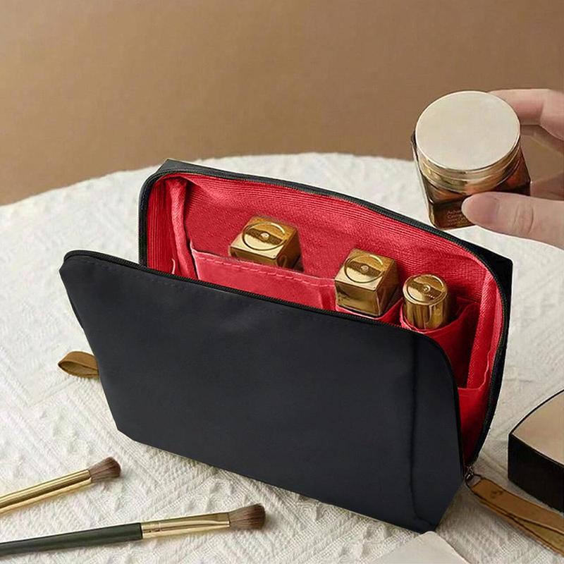 Mini Minimalist Waterproof Travel Makeup Bag, Portable Handheld Makeup Lipstick Storage Bag, Makeup Tool Organizer for Home & Travel, Christmas Gift