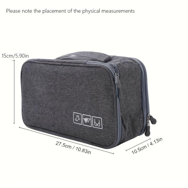 Underwear Storage Bag, Portable Large Capacity Multi-grid Storage Bag for Travel, Waterproof Storage Bag for Business Trip