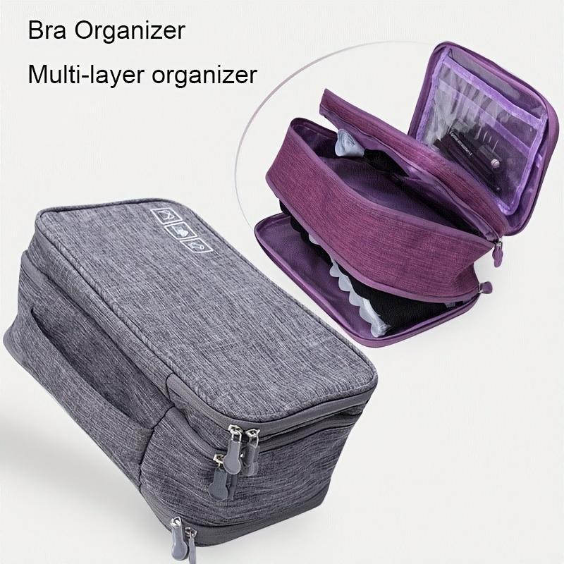 Underwear Storage Bag, Portable Large Capacity Multi-grid Storage Bag for Travel, Waterproof Storage Bag for Business Trip