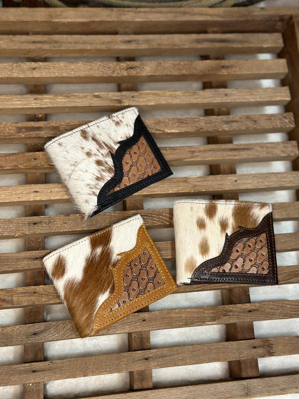 Personalized Men’s Cowhide Wallet | Tooled Leather Wallet | custom Branded Wallet | Gift for Men Short Wallet Short Wallet Short Wallet