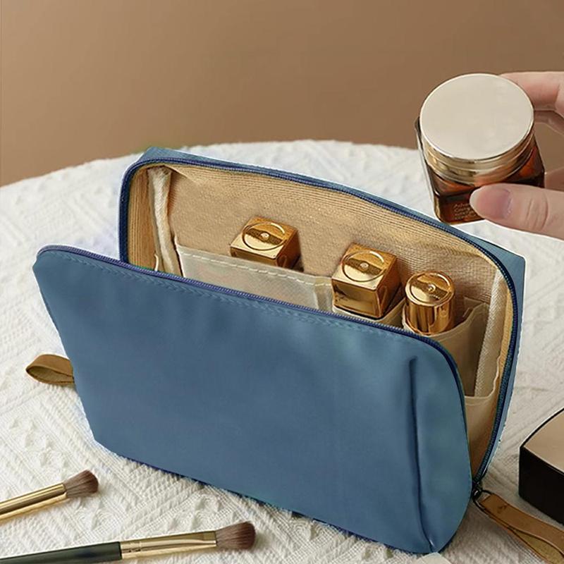 Mini Minimalist Waterproof Travel Makeup Bag, Portable Handheld Makeup Lipstick Storage Bag, Makeup Tool Organizer for Home & Travel, Christmas Gift