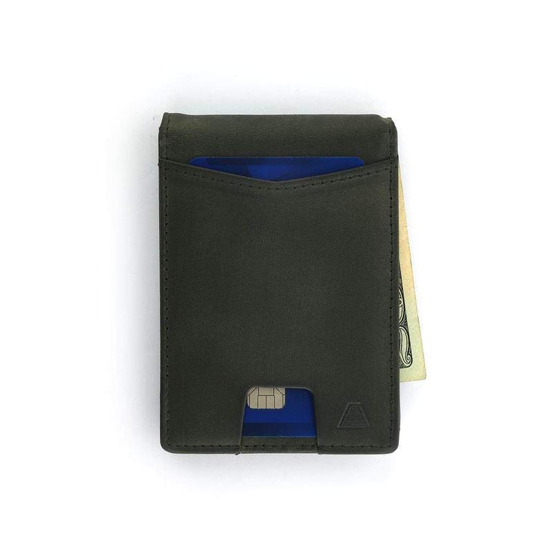 The Ranger Full Grain Leather Bi-fold Wallet with Cash Strap