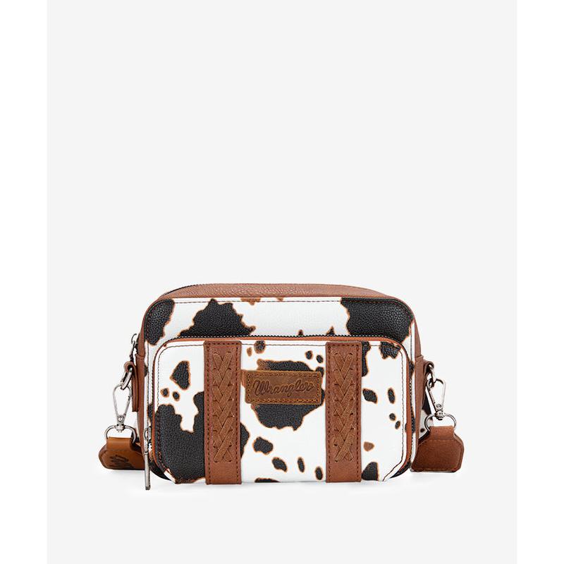 Wrangler Cow Print Crossbody Bag