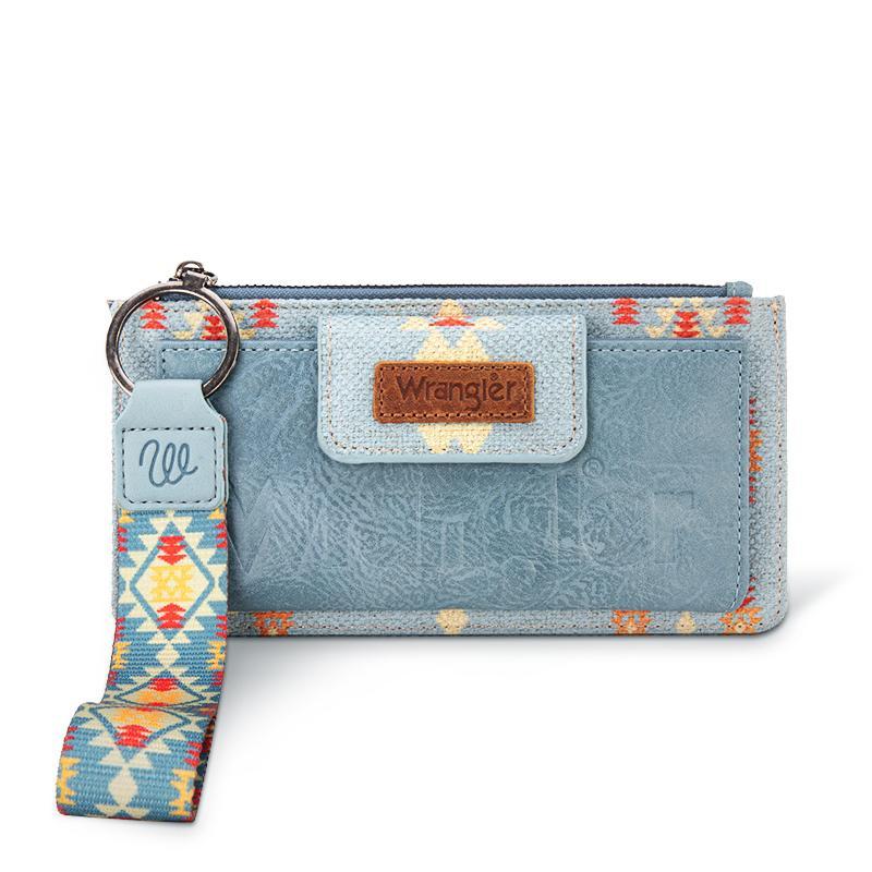 Wrangler Canvas Clutch Bag with Multiple Compartments