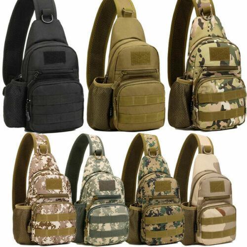 Tactical Sling Chest Bag Backpack Military MOLLE Crossbody Bag Shoulder Backpack