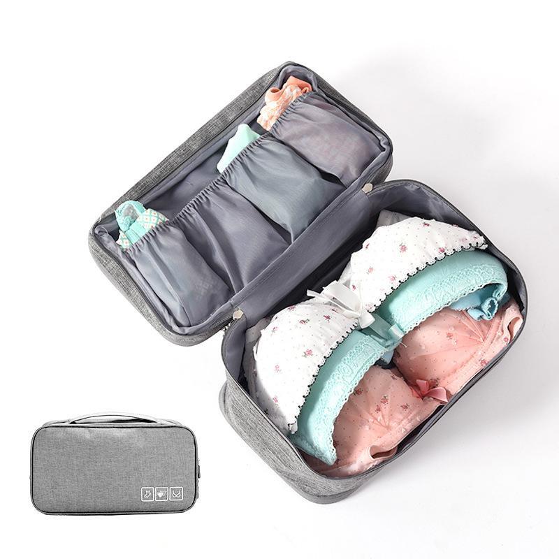 Underwear Storage Bag, Portable Large Capacity Multi-grid Storage Bag for Travel, Waterproof Storage Bag for Business Trip