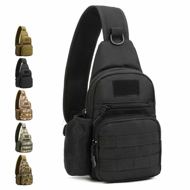 Tactical Sling Chest Bag Backpack Military MOLLE Crossbody Bag Shoulder Backpack