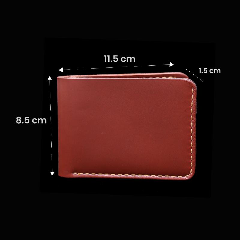 CLOZERE Avante Dark Brown Lucid Light Brown Leather Men's Wallet gift box leather wallet fall freshness