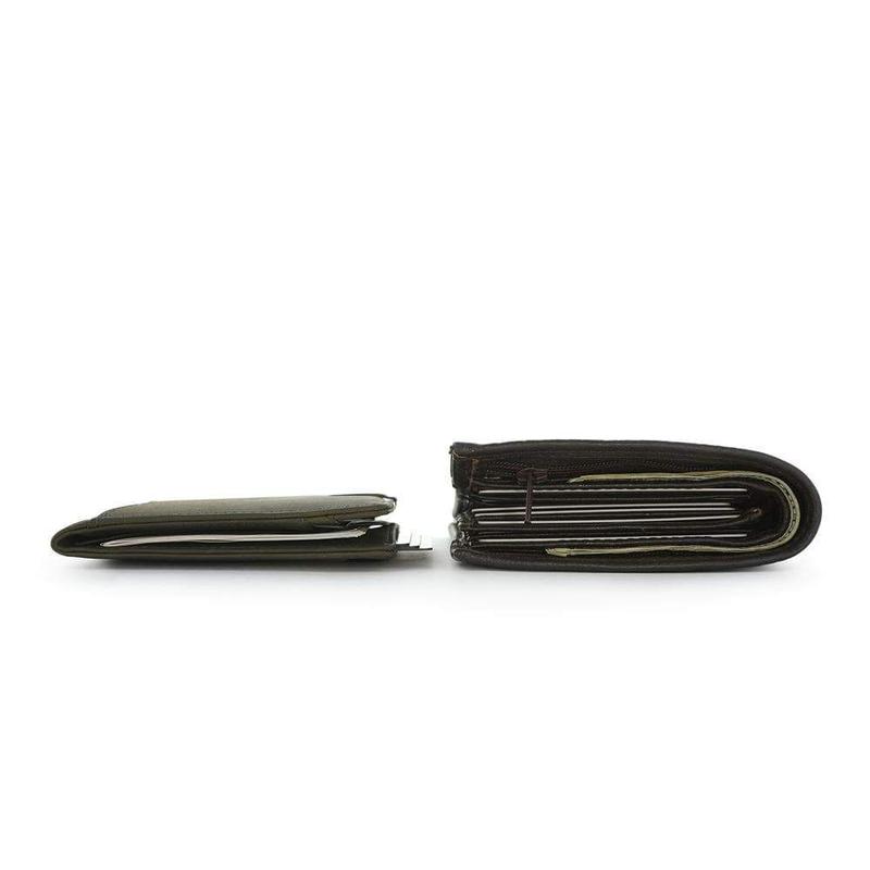 The Ranger Full Grain Leather Bi-fold Wallet with Cash Strap