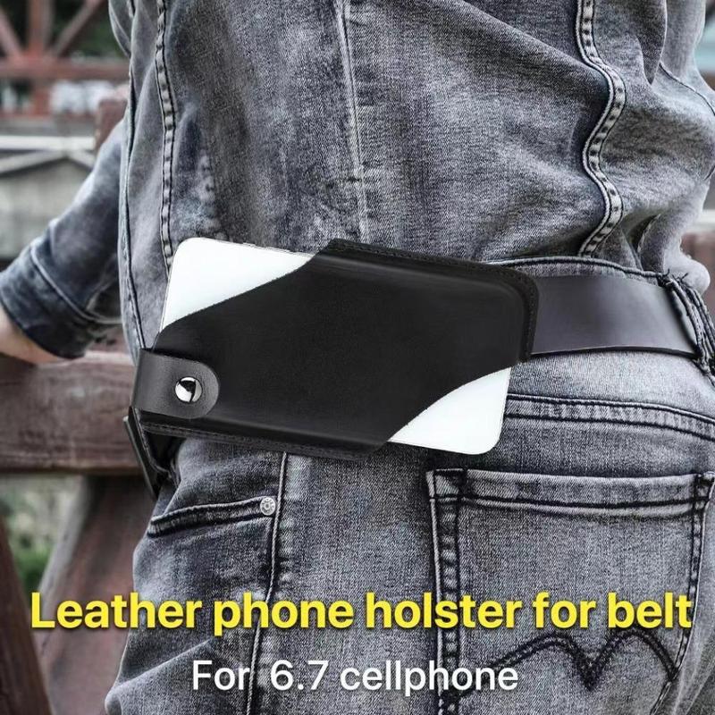 PU Leather Phone Holster with Belt Clip Loop, PU Leather Belt Case, Cell Phone Case for iPhone, Samsung