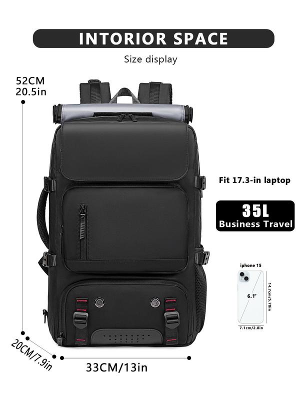 Large Capacity Backpack, Multi-functional Business Travel Backpack with Shoes Compartment & Usb Charging Port, Lightweight Daily Backpack for Women & Men