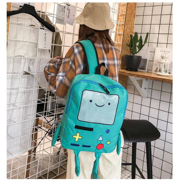 New Large Capacity Game Console Cartoon Bag Student Schoolbag Backpack Women's Shoulder Bag Cute Messenger Bag Shoulder Bag