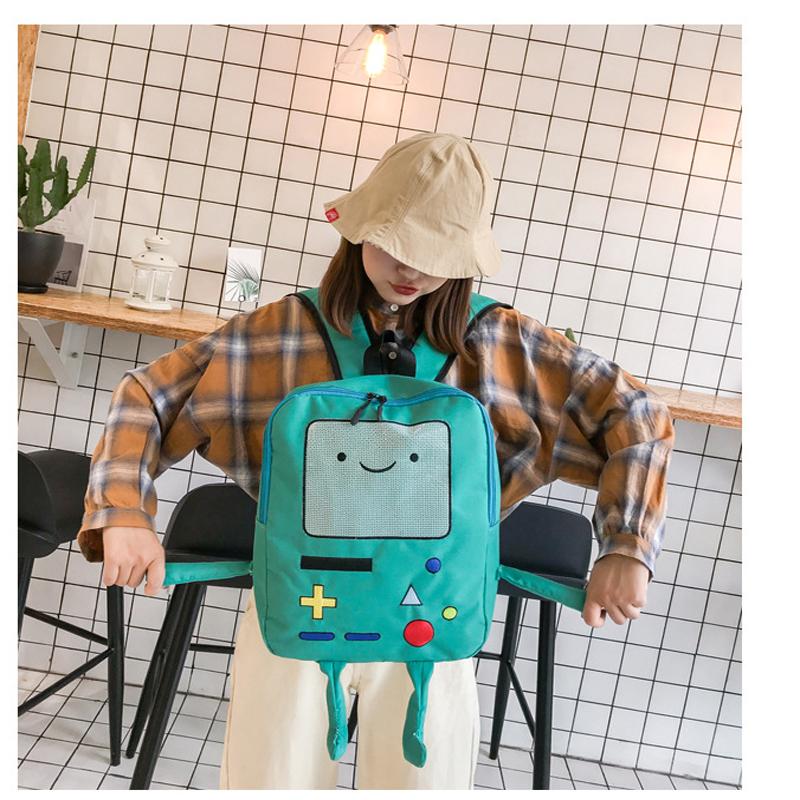 New Large Capacity Game Console Cartoon Bag Student Schoolbag Backpack Women's Shoulder Bag Cute Messenger Bag Shoulder Bag