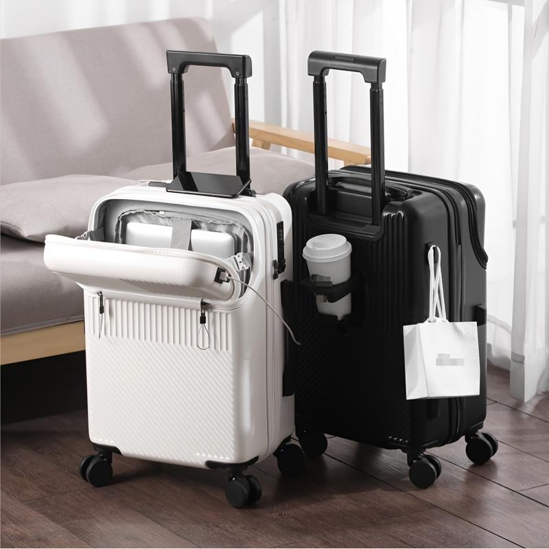 1pc Unisex Travel Suitcase - 20 22 24 26 Inch Functional Boarding Case with Password Lock for Daily Use