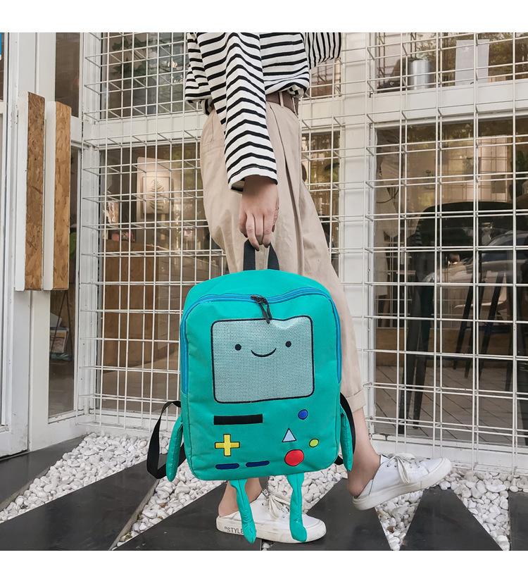 New Large Capacity Game Console Cartoon Bag Student Schoolbag Backpack Women's Shoulder Bag Cute Messenger Bag Shoulder Bag