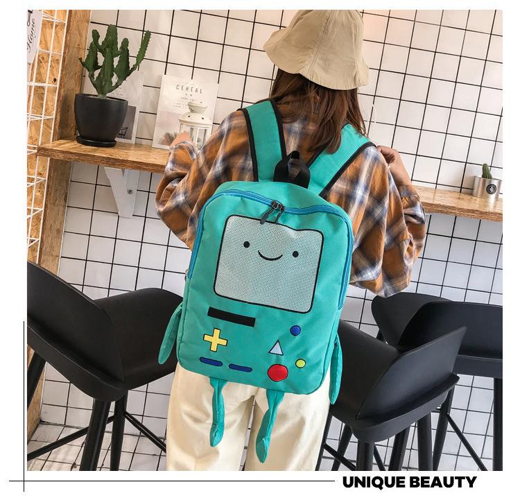 New Large Capacity Game Console Cartoon Bag Student Schoolbag Backpack Women's Shoulder Bag Cute Messenger Bag Shoulder Bag