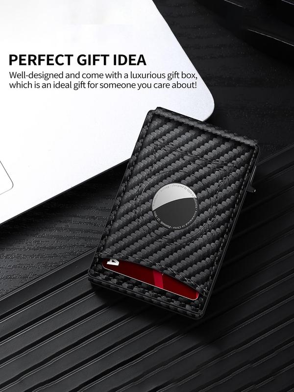 Men's Business Fashion Bifold Card Holder, Simple Card Holder for Credit Card, Casual Trendy Versatile High-quality Daily Wallet for Men for Birthday Gift