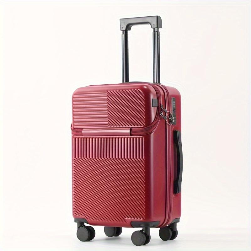 1pc Unisex Travel Suitcase - 20 22 24 26 Inch Functional Boarding Case with Password Lock for Daily Use