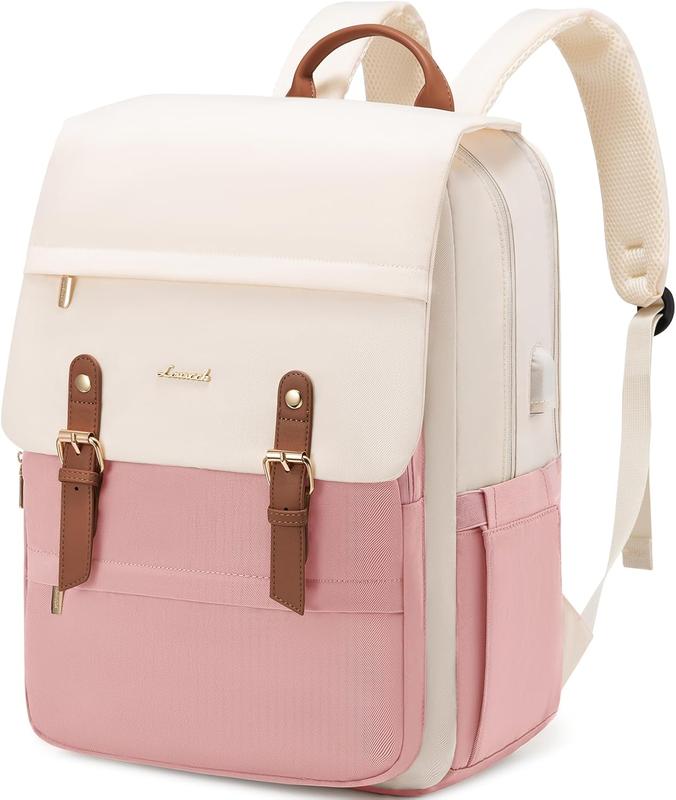 Travel Laptop Backpack Purse for Women Fashion Vintage Computer Backpack 15.6 Inch Large Teacher Nurse Backpack Casual Daypack for Business Work College