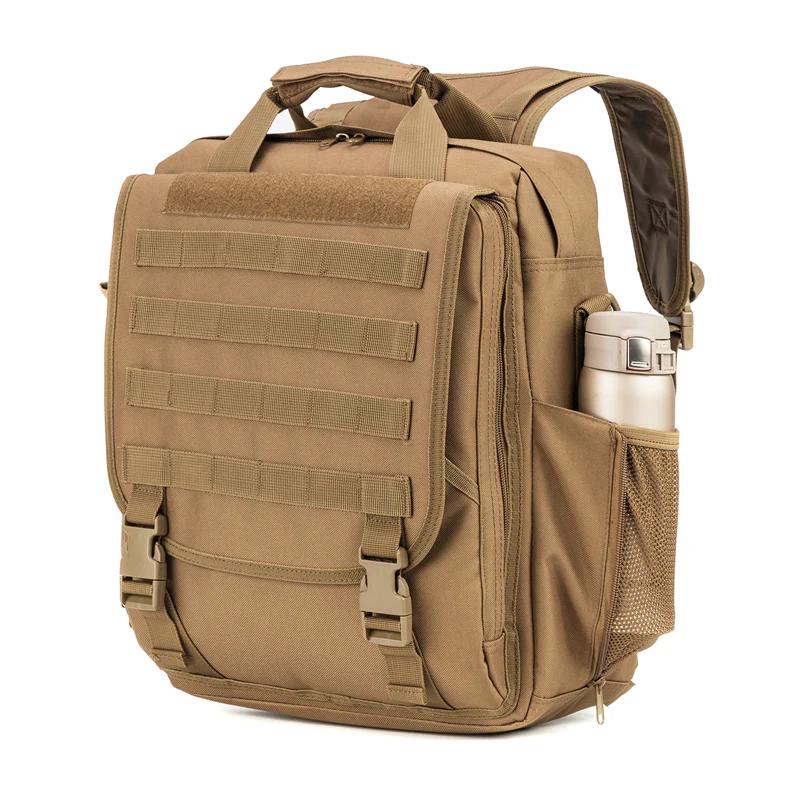 Molle Laptop Bag Tactical Messenger Bags Computer Backpack Fanny Belt Shoulder Camping Outdoor Sports Army Bag ruck  pack tactical backpack