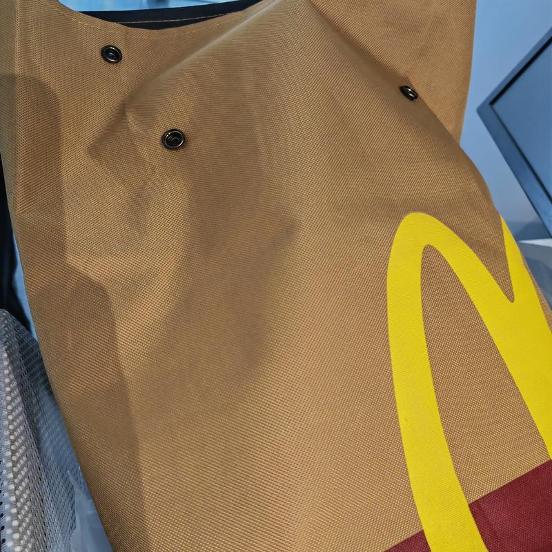 Canvas Backpack Mcdonald Bag Novelty Unique Backpack for Men Laptop College Women Leisure Vintage with Pendant