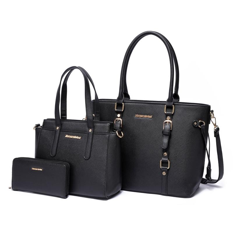 Live - Montana West Purses and Handbags for Women Tote Purse and Wallet Set Shoulder Satchel Bag for Women 3pcs