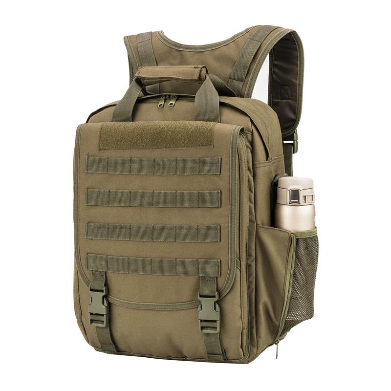 Molle Laptop Bag Tactical Messenger Bags Computer Backpack Fanny Belt Shoulder Camping Outdoor Sports Army Bag ruck  pack tactical backpack