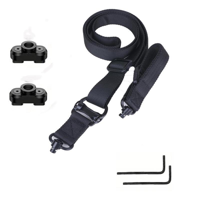 2 Point Sling, Quick Release Bag Shoulder Strap With QD Swivel Mount For Versatile Outdoor Sports Use, Outdoor Sports Accessories