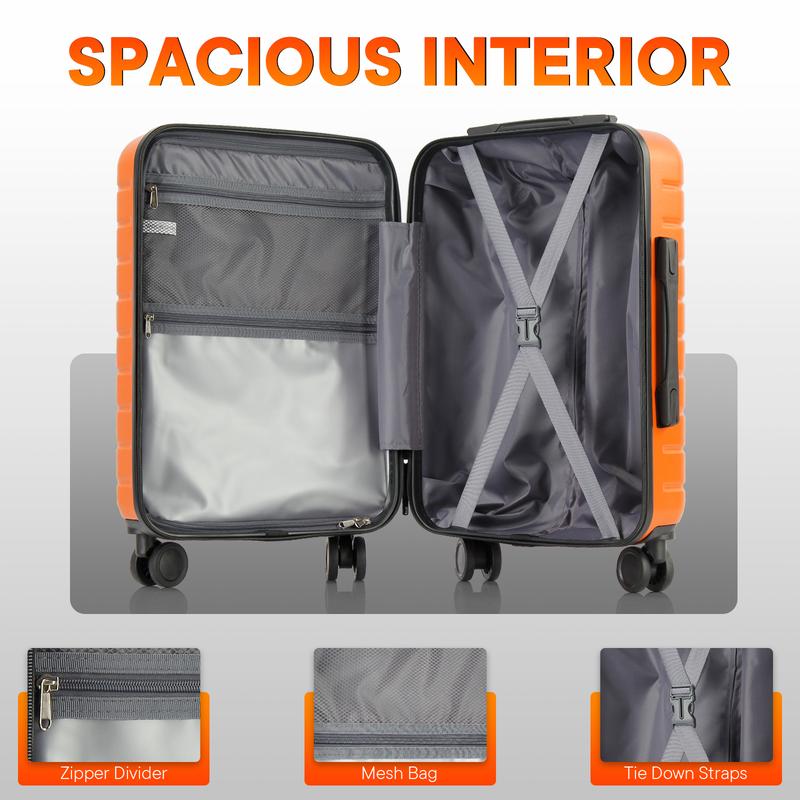 Multifunctional luggage. TSA locks. Smooth 360° maneuverability. Waterproof compartment, electronics space.