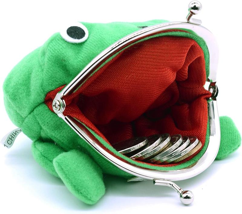 Anime Naruto Cosplay Plush Purses, Cartoon Animal Frog Coin Purses Coin Pouch Key Credit Card Holder Novelty Toy School Prize Present