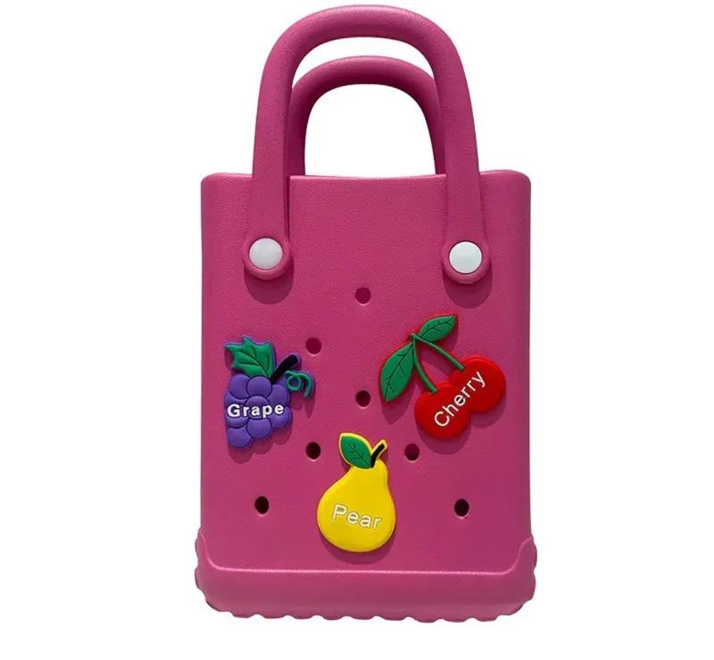 Rubber Beach Bag Charms bag Waterproof Beach Pool Travel with Charms